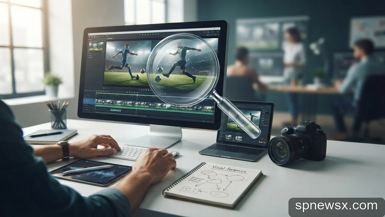 Minh họa: Ảnh và video thể thao lan truyền: 6 bước kiểm tra trước khi chia sẻ