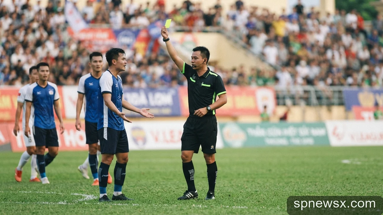 Minh họa cho Phân biệt các loại thẻ phạt và hệ thống tính điểm kỷ luật trong bóng đá Việt Nam