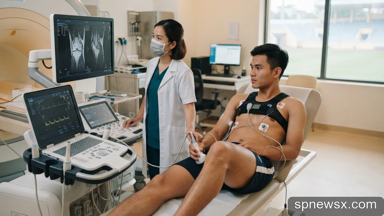 Minh họa cho Phân tích quy trình kiểm tra y tế và ký kết hợp đồng chuyên nghiệp của cầu thủ