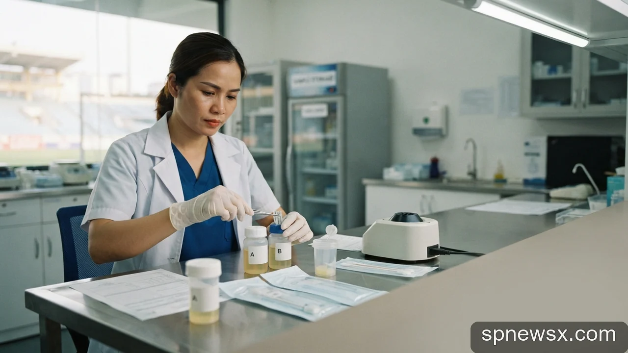 Minh họa cho Quy trình kiểm tra doping trong bóng đá chuyên nghiệp quốc tế hoạt động thế nào